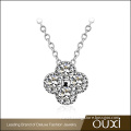 OUXI High Quality Fashion Jewelry Mini Four Leaf Necklace